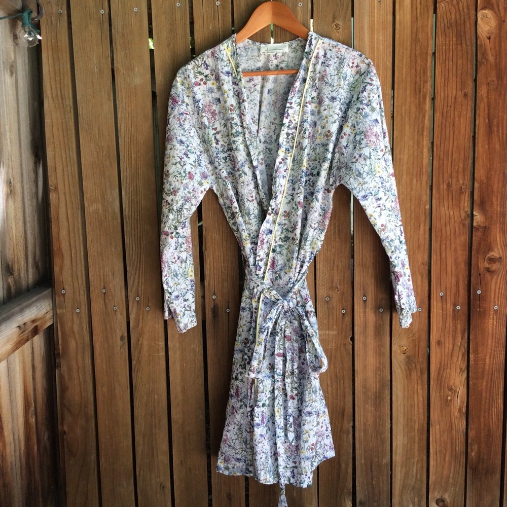 Anthropologie Floral Robe